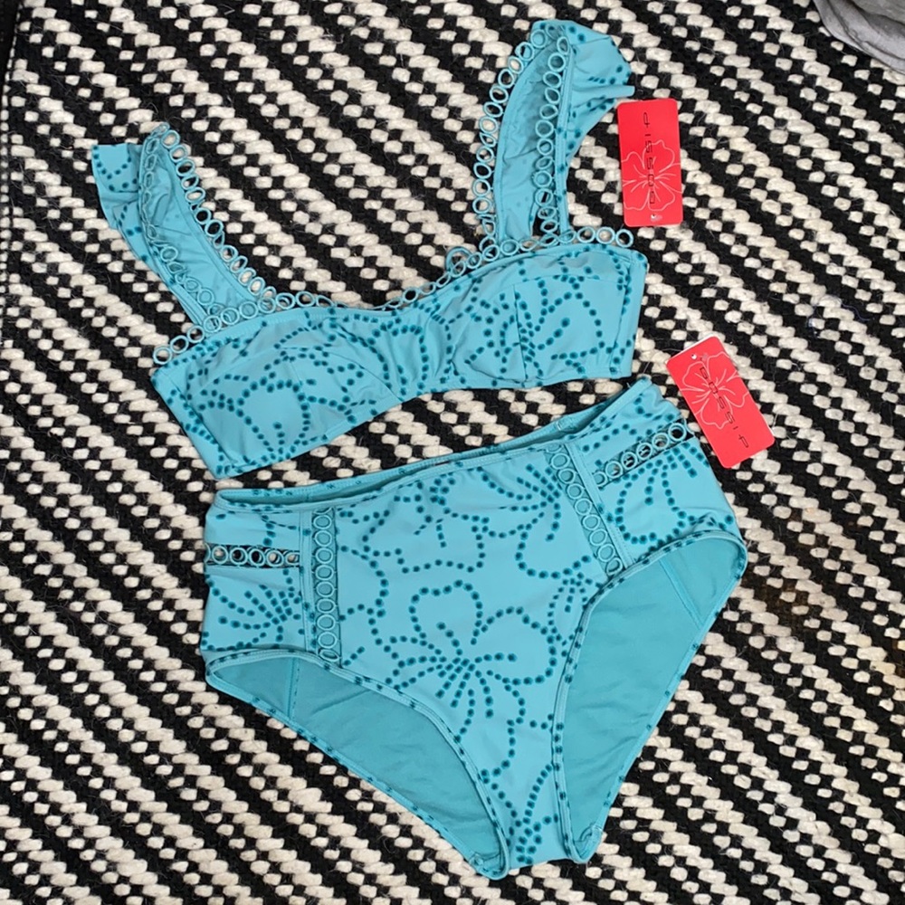 NWT Gossip Teal Bikini Size Small